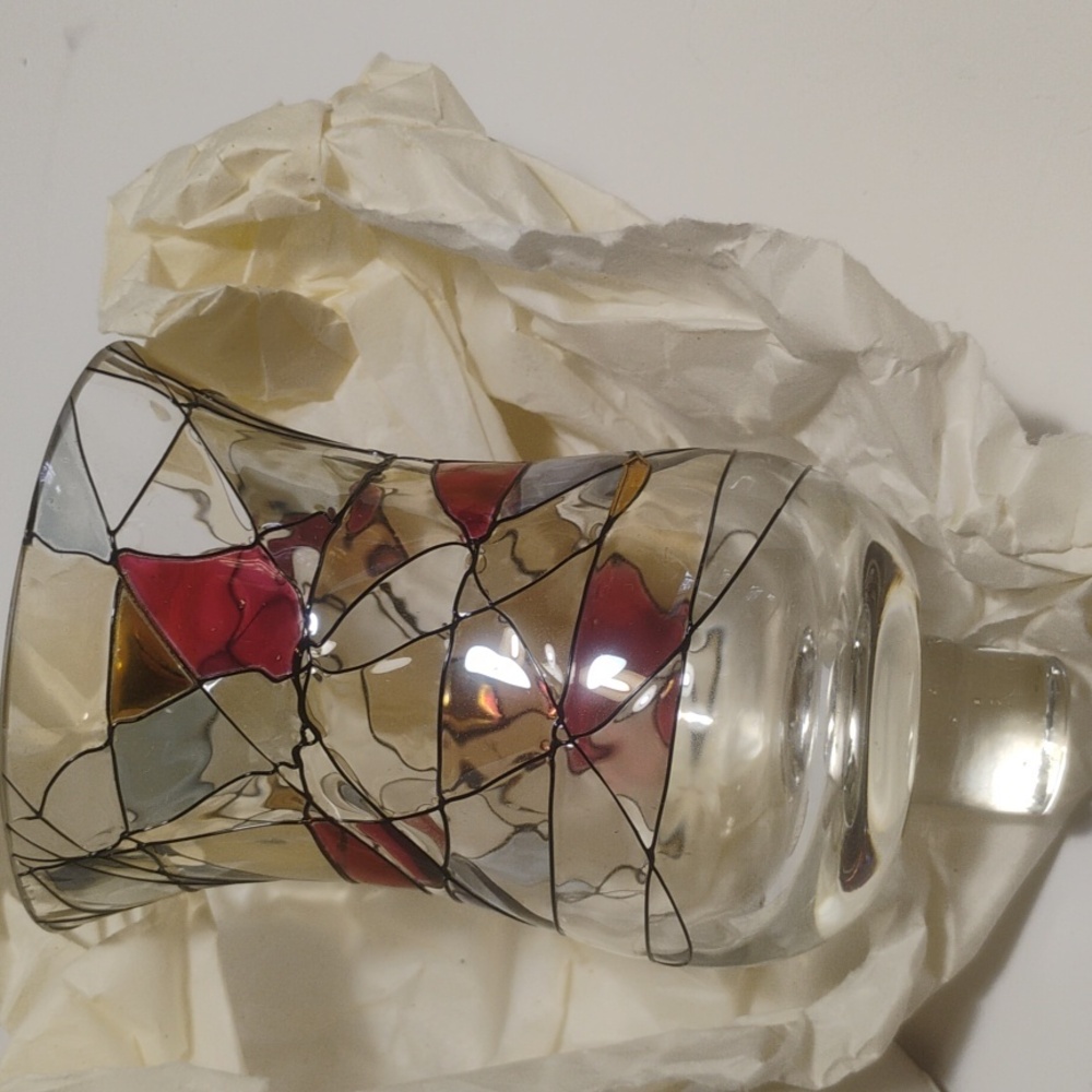 PartyLite Mosaic Peglite Votive Cup Candle Holder New In Box